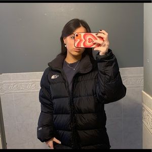 MENS LARGE NORTH FACE PUFFER 550 BLACK